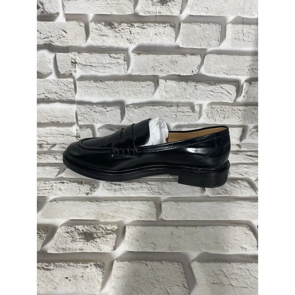 Madewell Womens The Vernon Loafer in‎ True Black Size 10